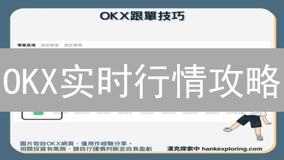 OKX实时行情攻略：6招教你掘金加密货币！【新手必看】