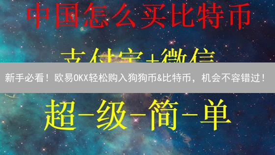 新手必看！欧易OKX轻松购入狗狗币&比特币，机会不容错过！